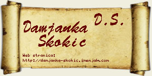 Damjanka Skokić vizit kartica